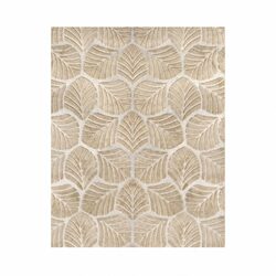 Friendly Plush Leaf Pattern Rug for Your Home