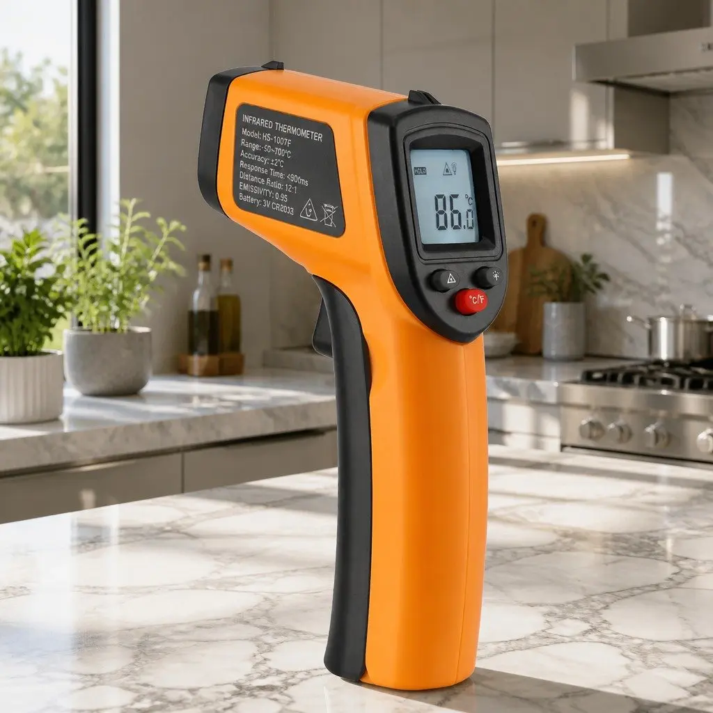 Digital Infrared Thermometer High-Definition Display Handheld Size