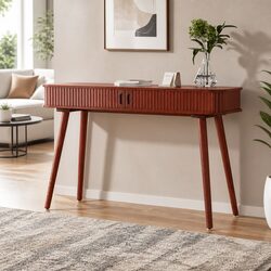 Your Friendly 120CM Walnut Console Table Awaits