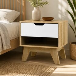 Your Perfect Two-Tone Nightstand for Easy Storage
