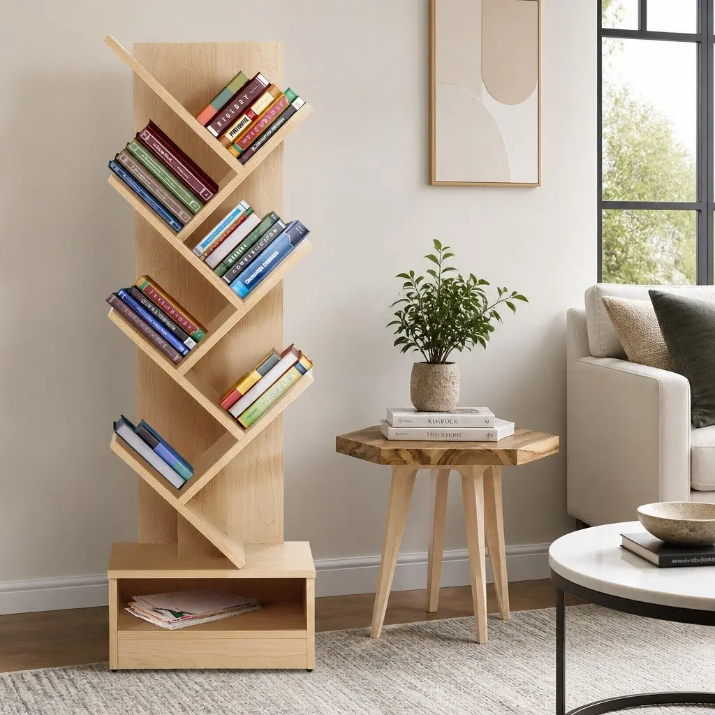 7-Tier Tree Bookshelf