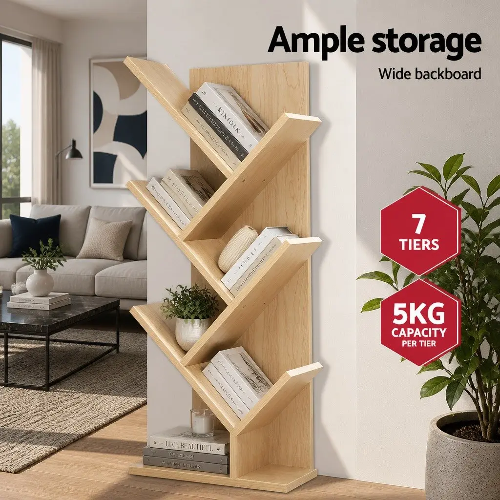 7-Tier Tree Bookshelf