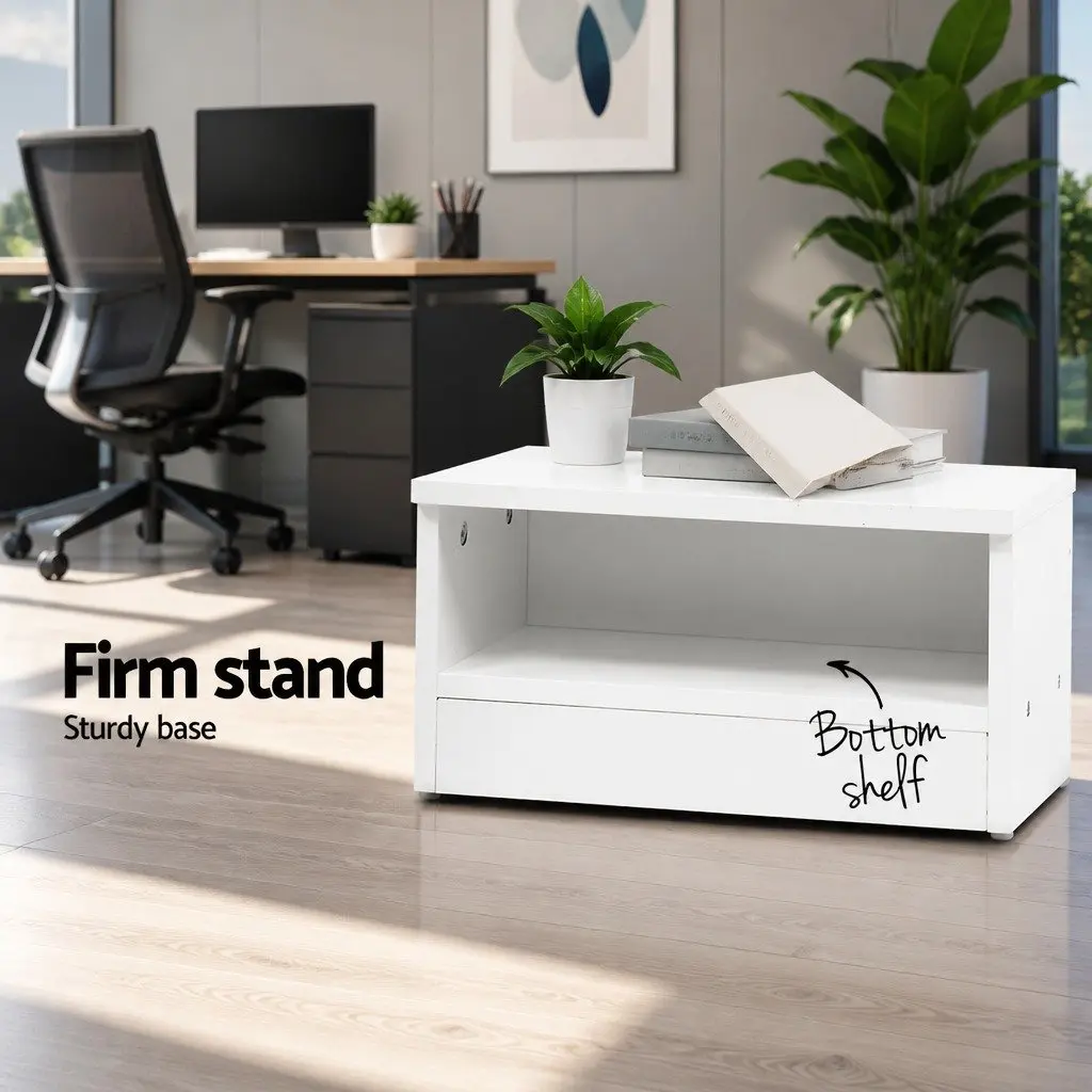 9-Tier Tree Bookshelf in White