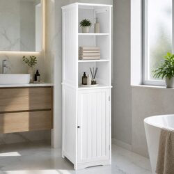 Friendly 160cm White Bathroom Cabinet for You
