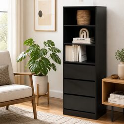 Your New Tallboy Chest of Drawers - 3 Shelves Included