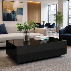 Your New Favorite Coffee Table with 4 Drawer Storage