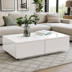 Upgrade Your Space with a Versatile White Coffee Table