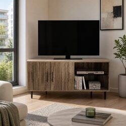 Your New Favorite Corner Entertainment Unit in Dark Walnut