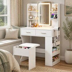 Your Friendly LED Vanity Makeup Desk Awaits