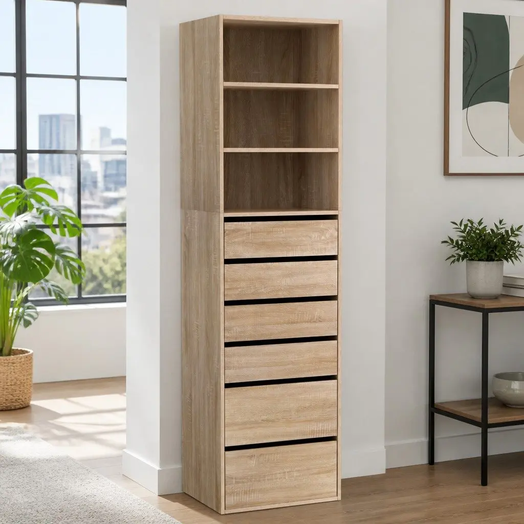 6 Storage Drawers