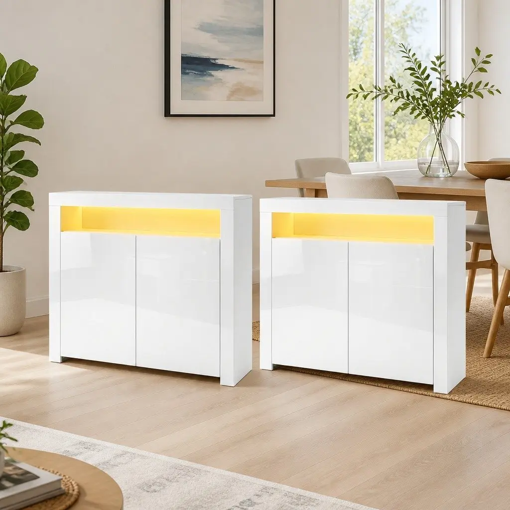 LED Sideboard Cabinet for Storage Needs