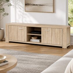 Your Ideal Oak Wood TV Entertainment Unit, 160cm