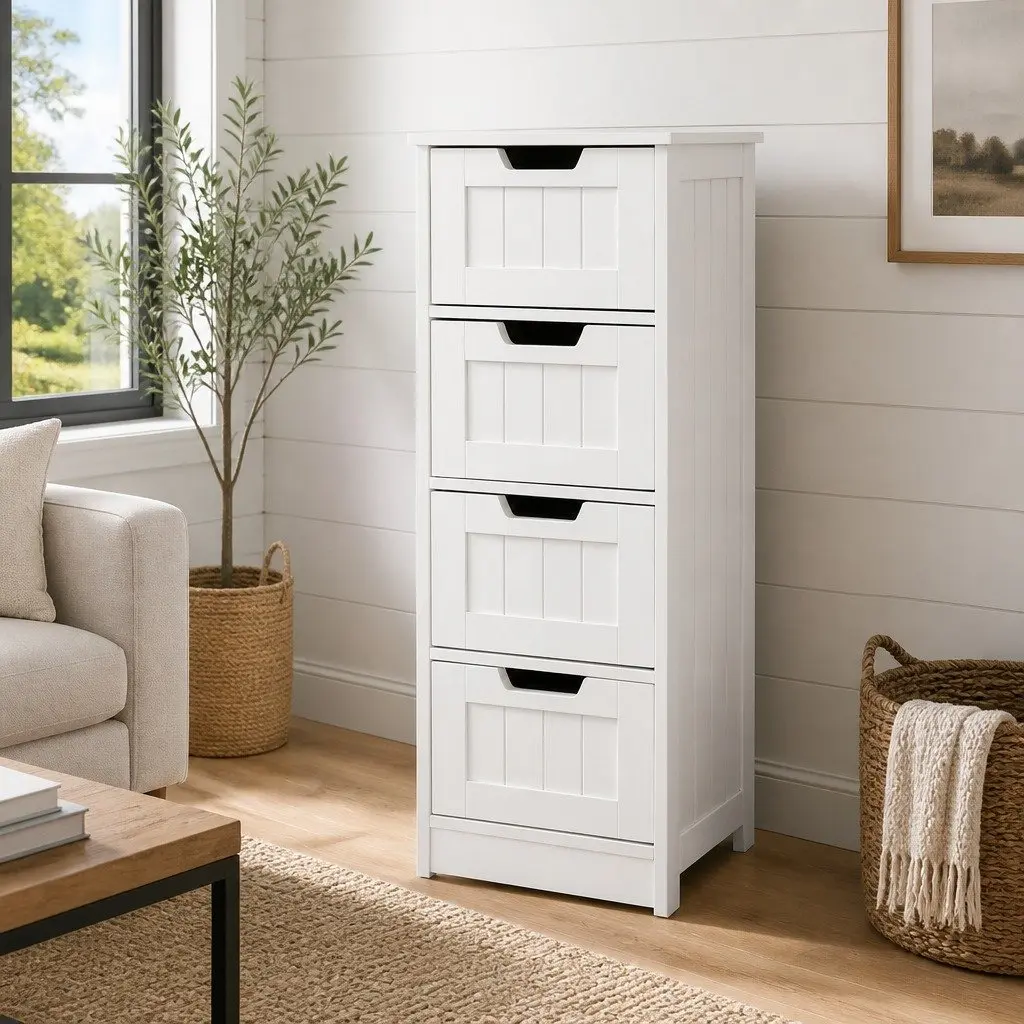 4 Drawer Storage Cabinet