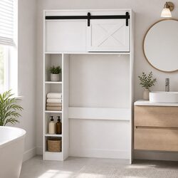 Friendly Over Toilet Storage Cabinet for Easy Organization