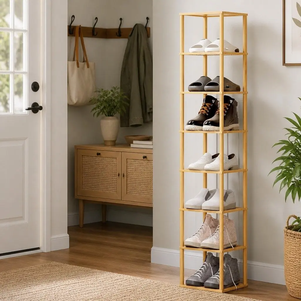 8-Tier Shoe Rack for Easy Storage Solutions