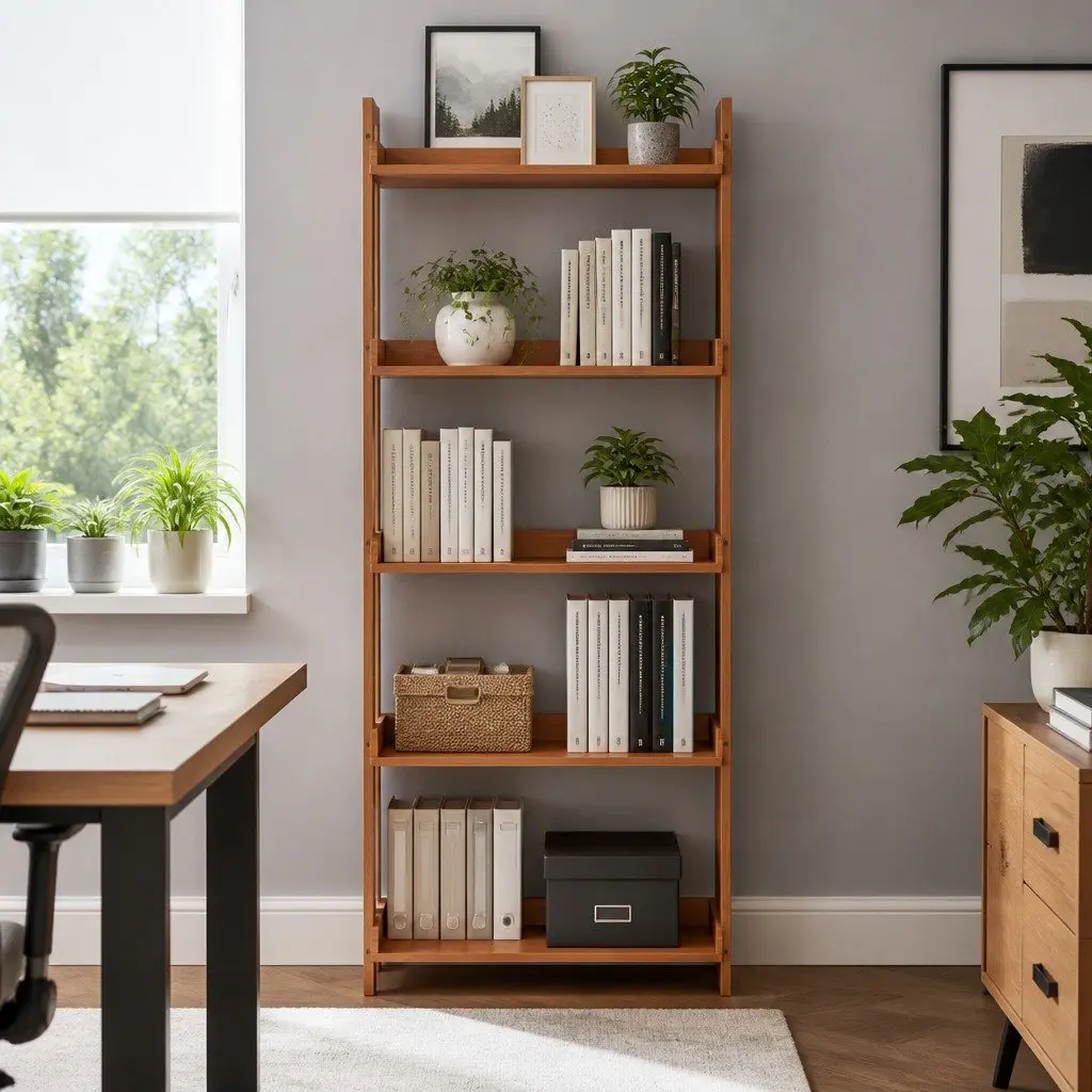 5-Tier Floating Bookshelf
