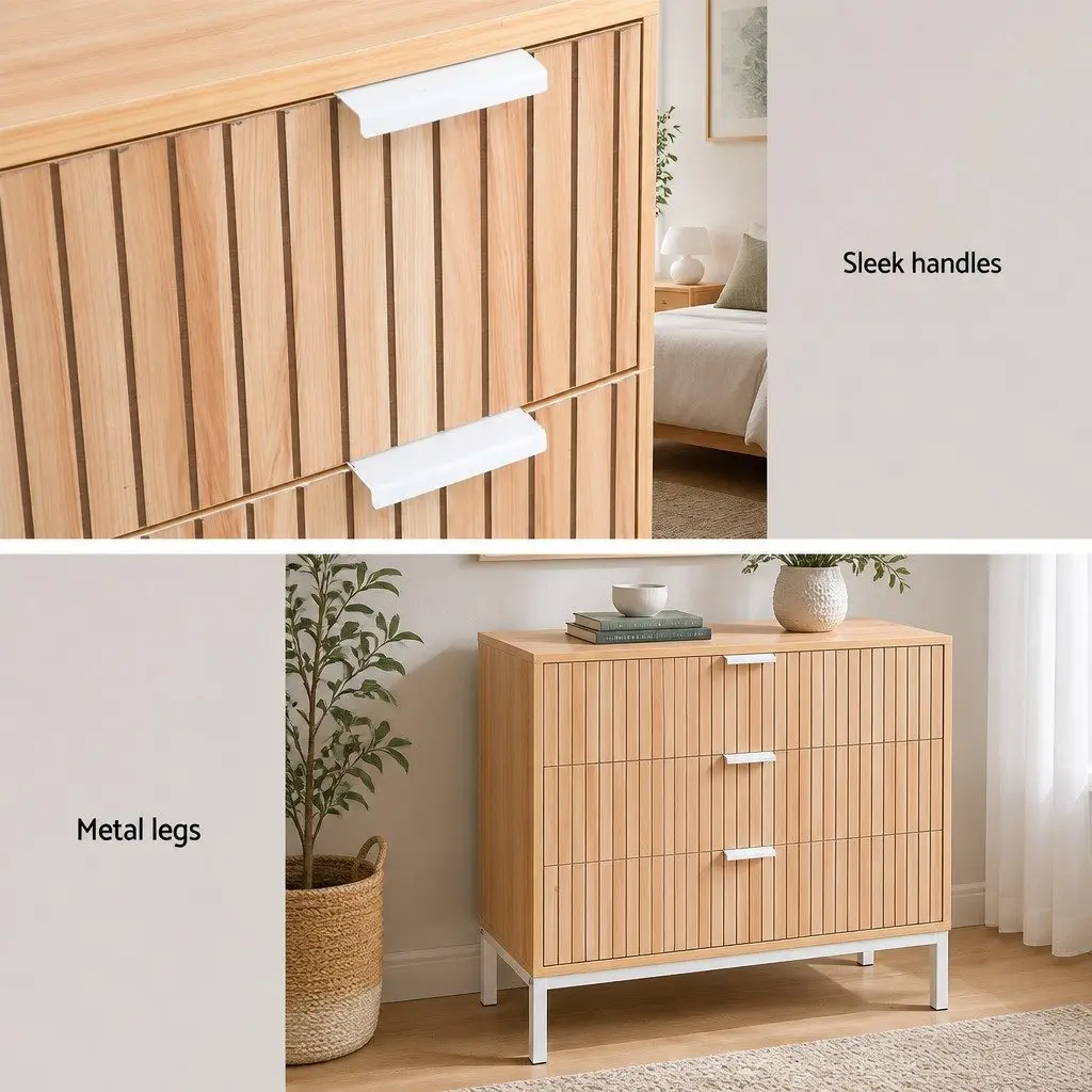 3 Drawer Chest of Drawers for Easy Living