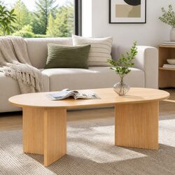Your Friendly Oval Coffee Table 110cm for Comfort