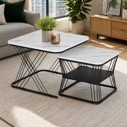 Your New Favorite Nesting Coffee Table Set of 2