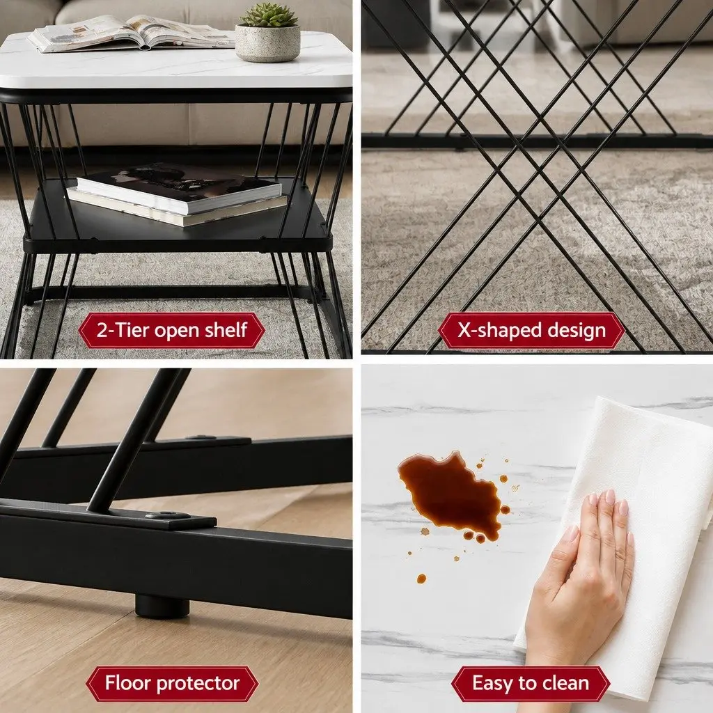 Nesting Coffee Table Set of 2
