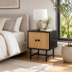 Friendly Black Bedside Table for Your Essentials
