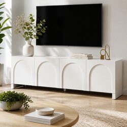 Your New 180cm White Entertainment Unit Awaits