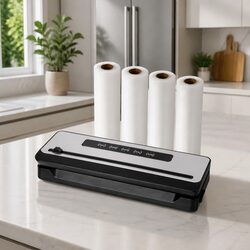 User-Friendly Food Vacuum Sealer with Bag Rolls