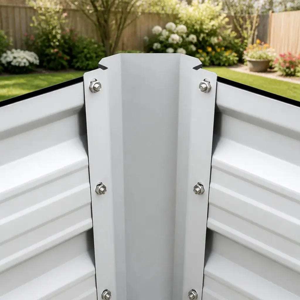 Raised Garden Bed Planter Box Galvanized Steel 80x60x30cm Vegetable Flower Herb Growing Container