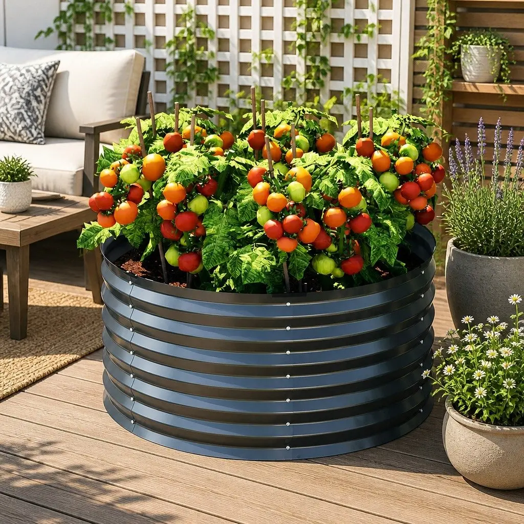 Galvanised Steel Garden Bed 90x45cm