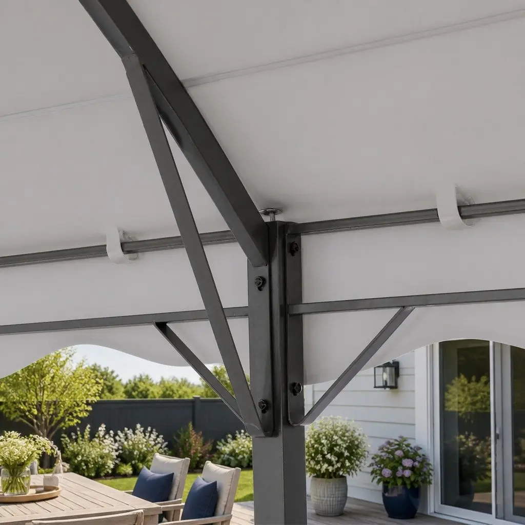 Gazebo Marquee 4x3m Outdoor Garden Canopy Shade Tent Wedding Event Party Shelter