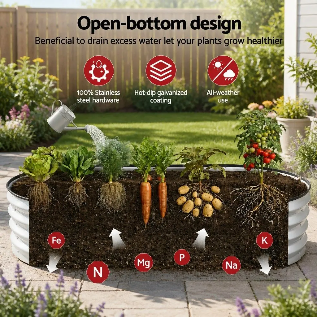 Oval Planter Box