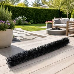 Gutter Guard Brush 92cm x 10cm Black: Protect Your Gutters