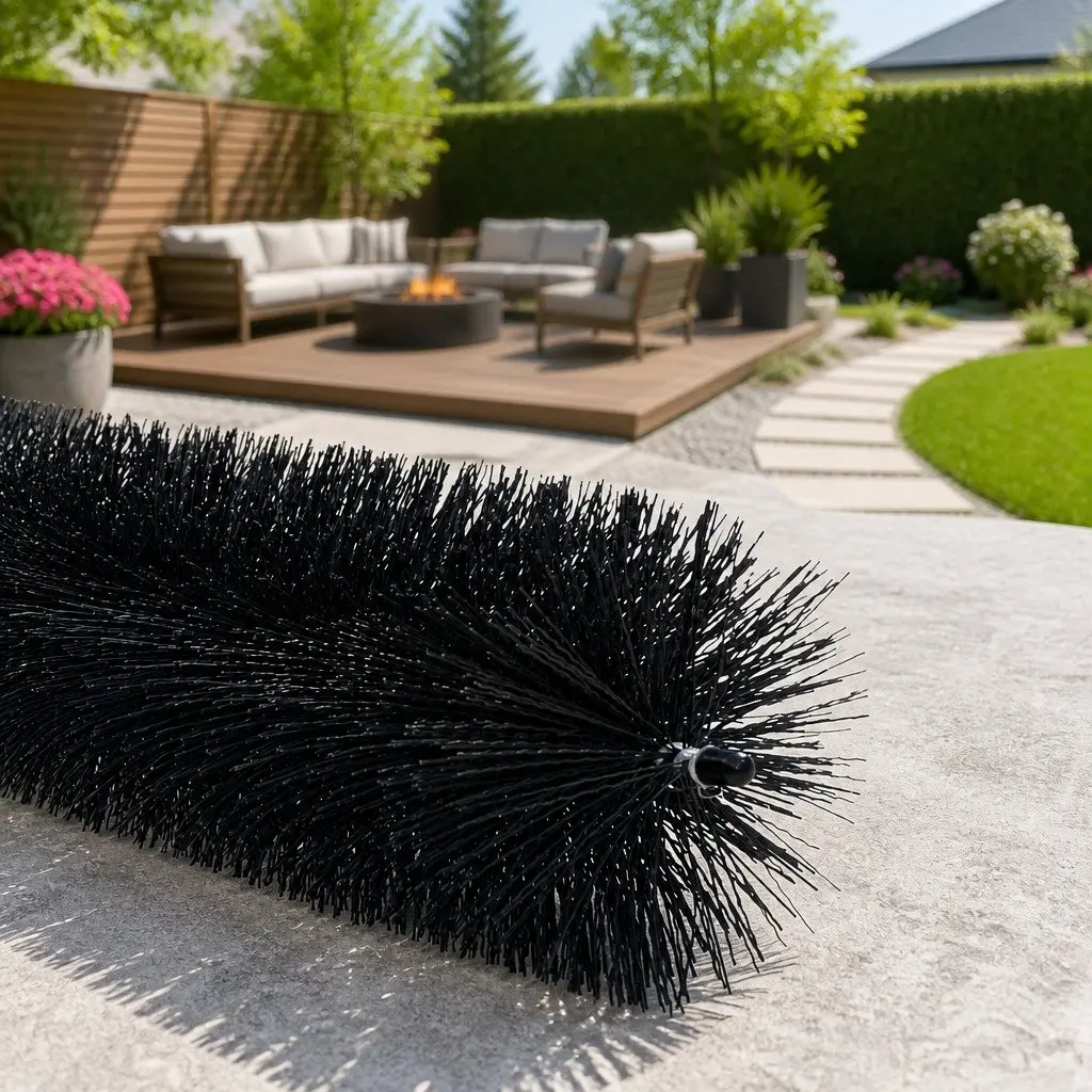 Gutter Guard Brush Black 92cm x 10cm Nylon Bristles 48 Pack