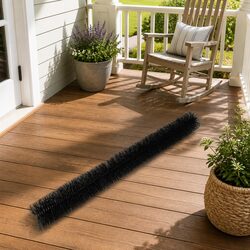 Gutter Guard Brush Set - 24 Black Nylon Bristles