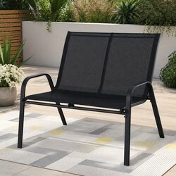 Comfortable 2-Seat Outdoor Bench for Your Patio