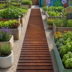 Your Garden's Best Friend: Charcoal Roll-Out Walkway