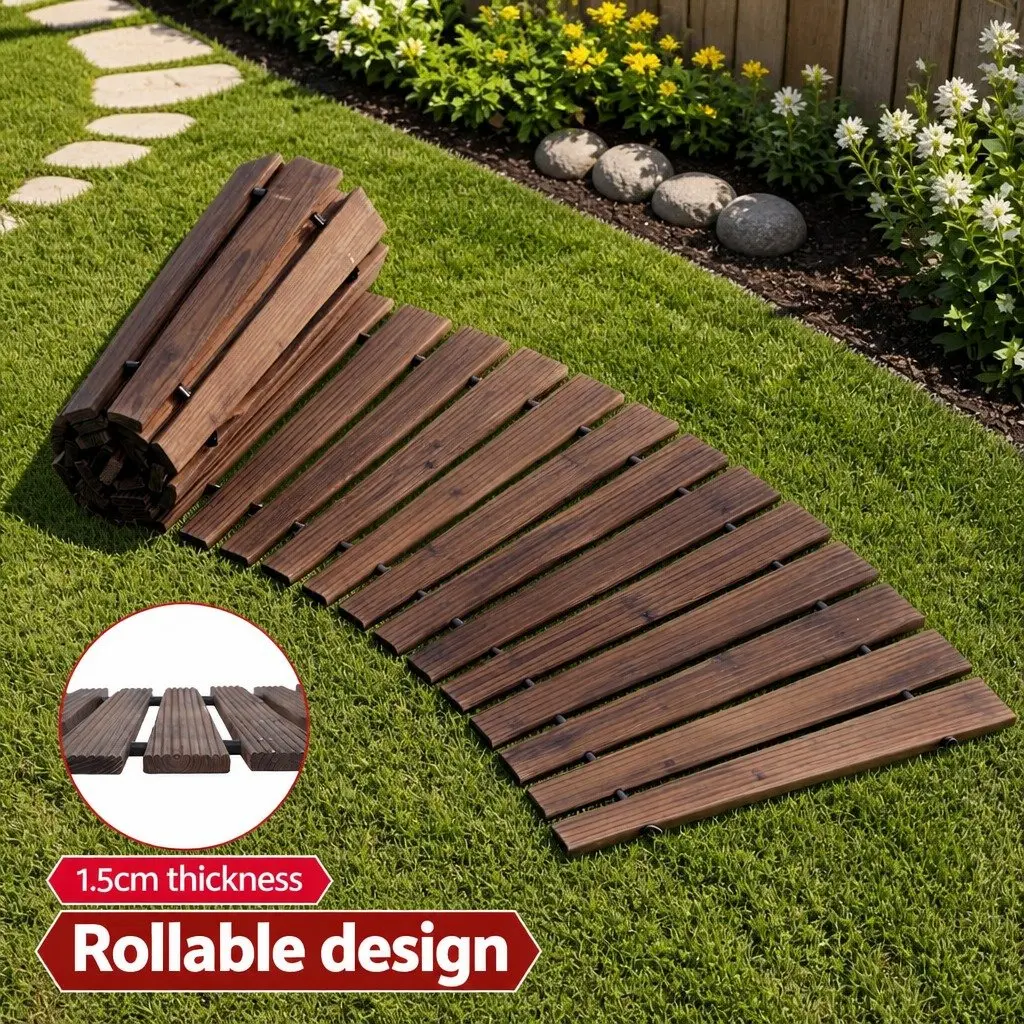 Garden Pathway Roll-Out Walkway Flexible 8FT Outdoor Backyard Terrain