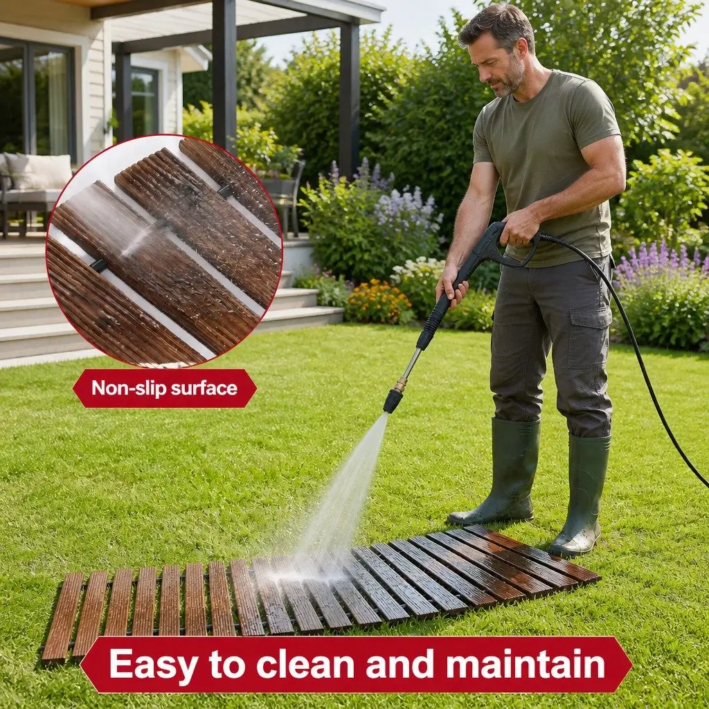 Garden Pathway Roll-Out Walkway Flexible 8FT Outdoor Backyard Terrain