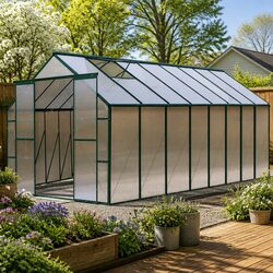 Friendly Greenhouse 5.1x2.44x2.1M for Your Gardening Needs