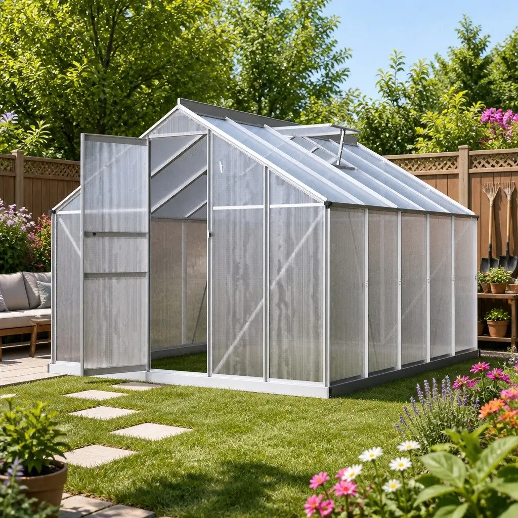 Aluminium Greenhouse for Year-Round Growth
