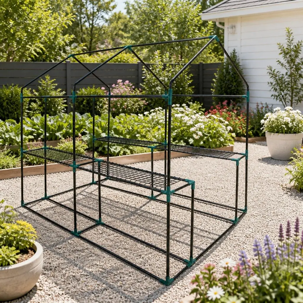 Walk-in Greenhouse Tunnel 1.2x1.9x1.9M for Plant Care