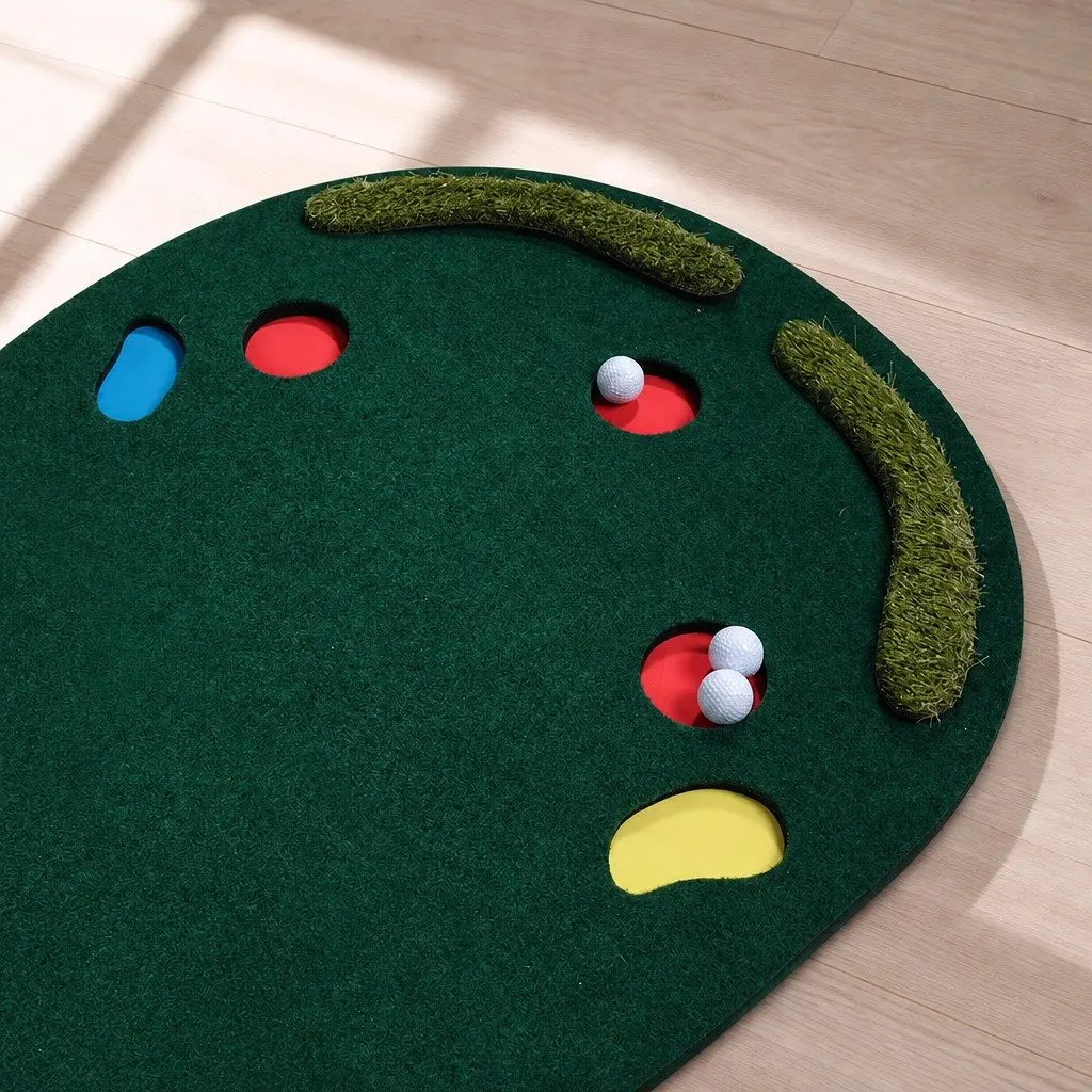 Golf Putting Mat Portable Anti-Slip 90cm x 300cm Indoor Outdoor Practice