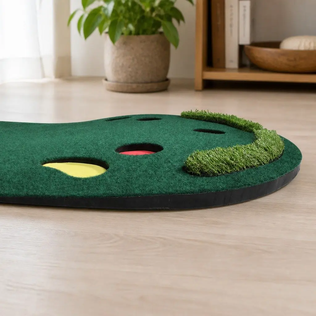 Golf Putting Mat Portable Anti-Slip 90cm x 300cm Indoor Outdoor Practice