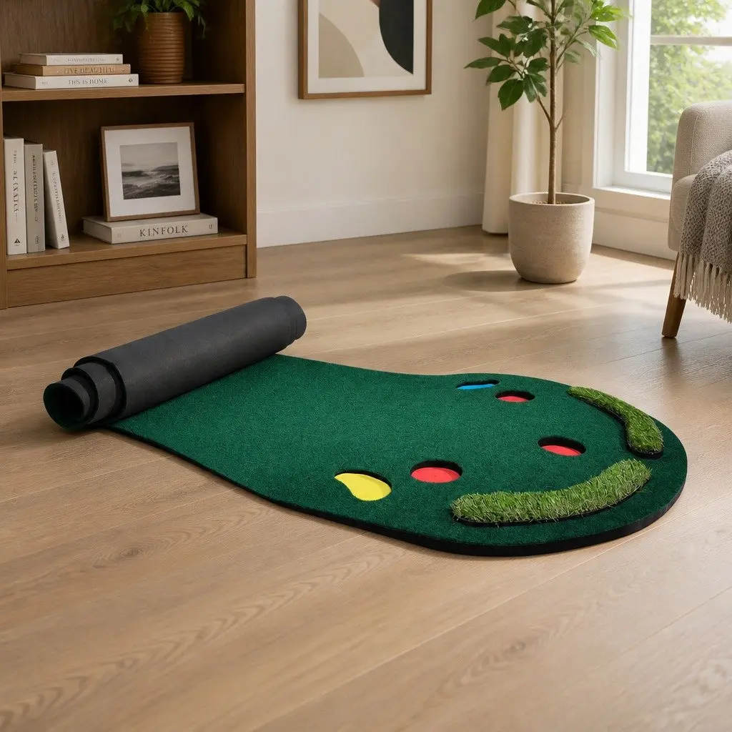 Golf Putting Mat Portable Indoor Outdoor 90cm x 300cm Training Game
