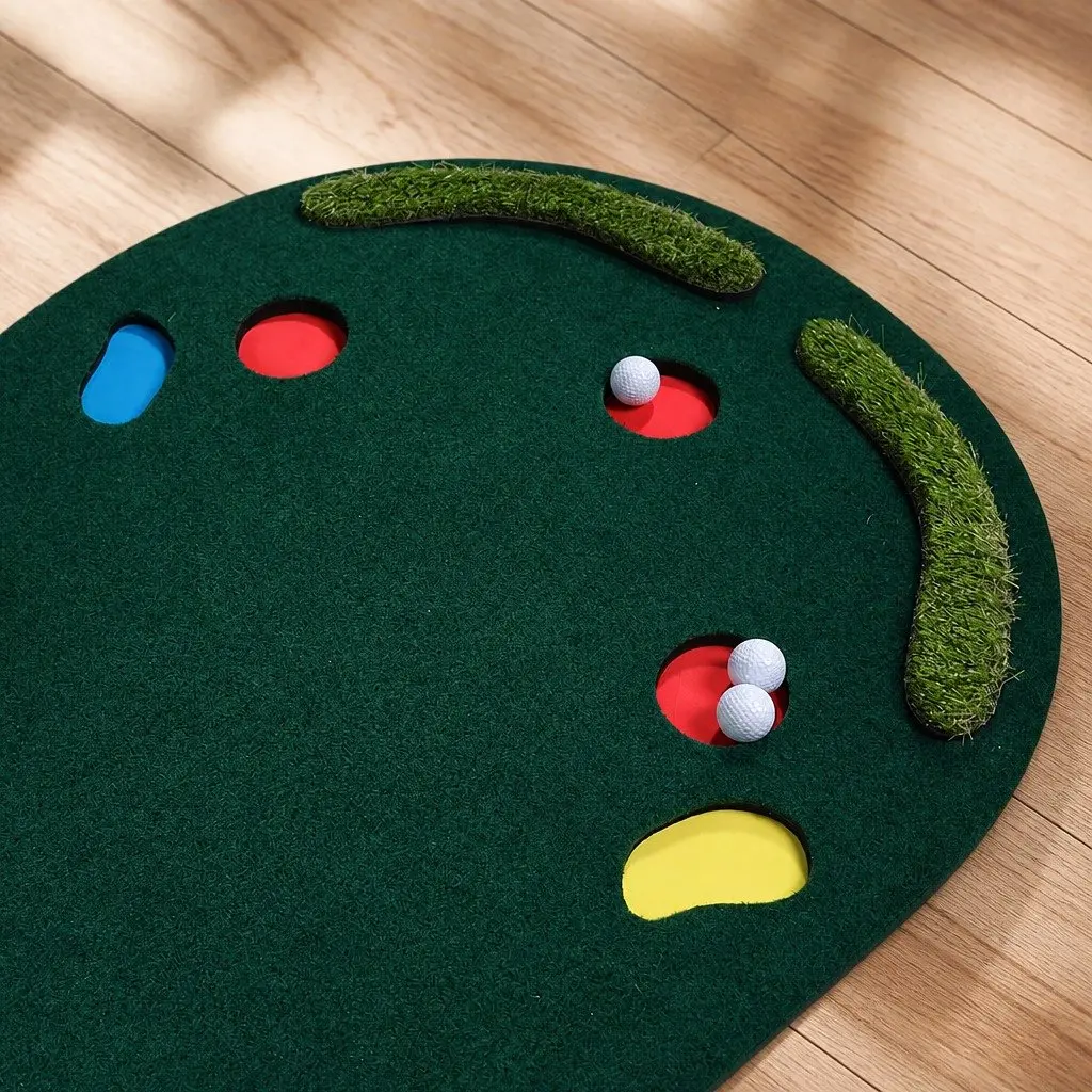 Golf Putting Mat Portable Indoor Outdoor 90cm x 300cm Training Game