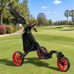Your Golfing Companion: A Friendly 3-Wheel Trolley Cart