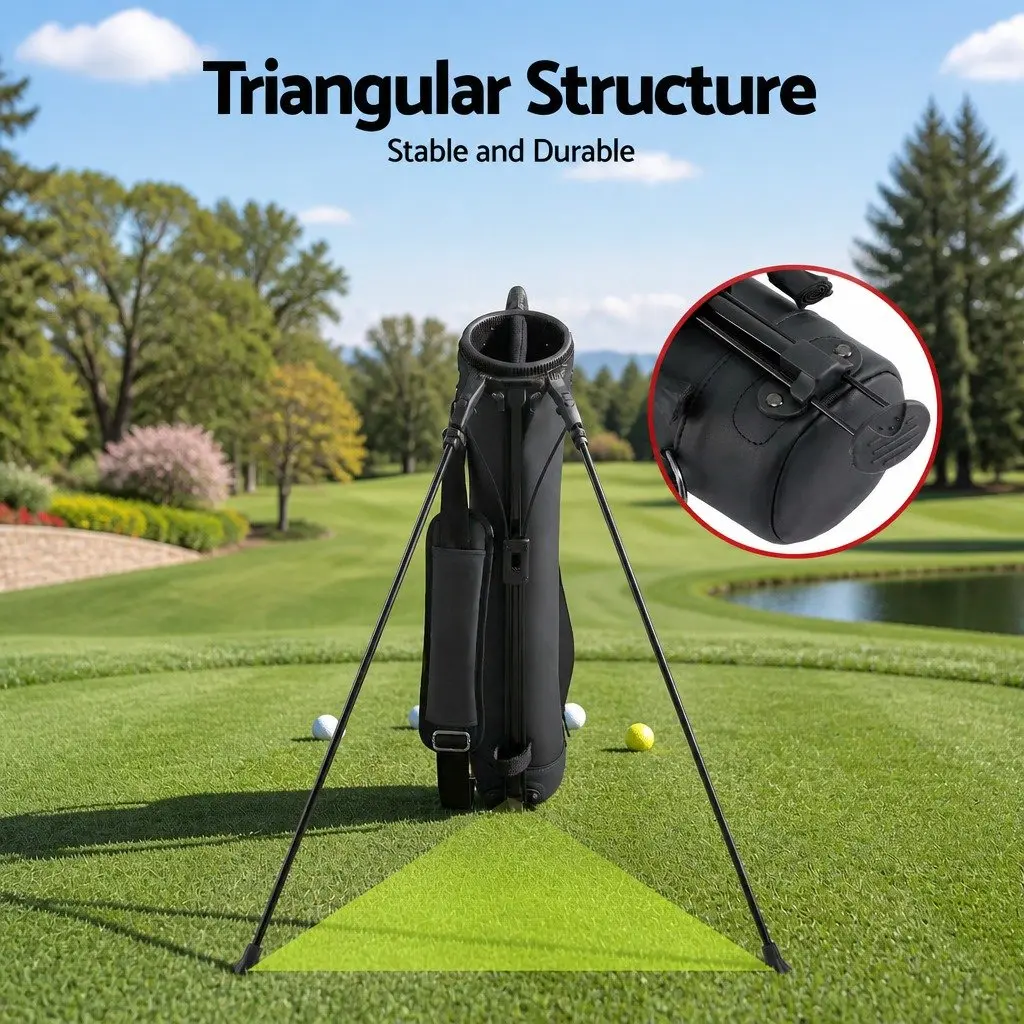 Golf Stand Bag Lightweight Compact Portable Carry 5-6 Clubs