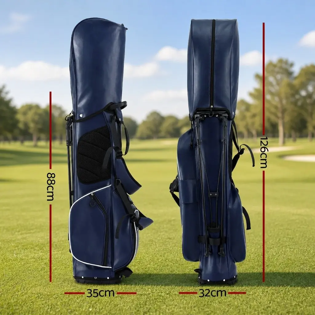 Golf Stand Bag Lightweight Carry Dual Strap Club Divider Walking Course
