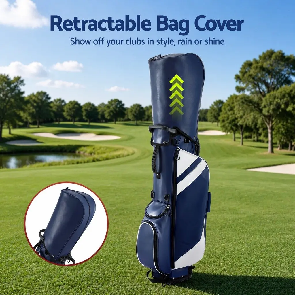 Golf Stand Bag Lightweight Carry Dual Strap Club Divider Walking Course