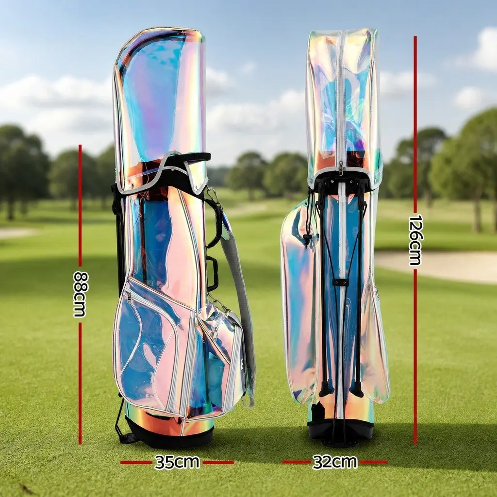 Golf Stand Bag Lightweight Dual Strap 35cm x 32cm x 126cm